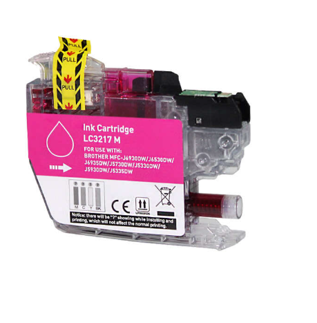 [BR-LC3217MG-CP] Brother LC3217 Cartouche Inkjet Magenta Compatible PRO 