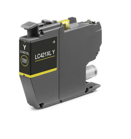 [BR-LC421XLYL-CP] Brother LC421XL Cartouche Inkjet Yellow Compatible PRO 