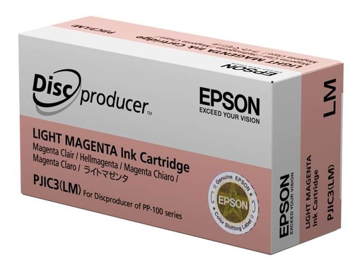 [EP-PJIC3LMG-MO] Epson PJIC3 Magenta Clair Cartouche Inkjet Marque Originale C13S020449