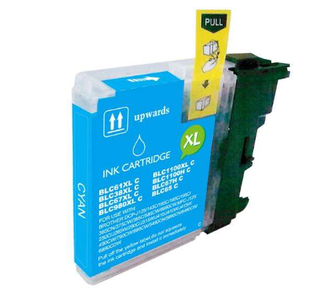 [BR-LC980XLCYU-CP] Brother LC1100XL LC980XL LC985XL Cartouche Universelle Inkjet Cyan Compatible PRO