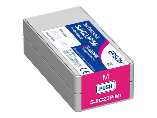 [EP-SJIC22PMG-MO] Epson SJIC22P Magenta Cartouche Inkjet Marque Originale C33S020603 SJIC22P(M)