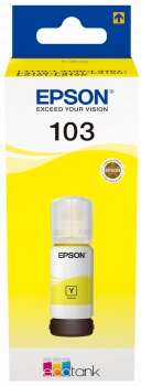 [EP-T00S4-MO] Epson 103 Yellow Bouteille Inkjet Marque Originale C13T00S44A10