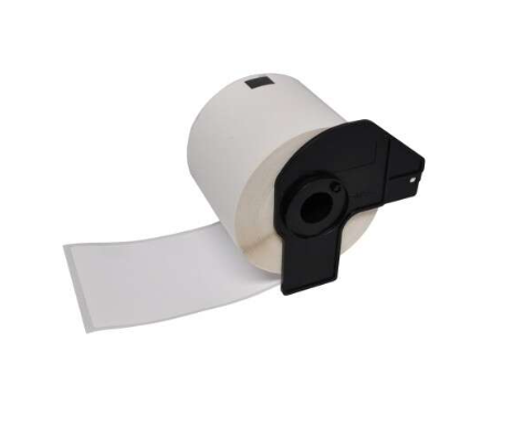 [BR-DK11208-CP] Brother DK11208 Etiquettes Compatible PRO prédédoupées spéciales 38x90 mm 400 unités texte Noir sur fond Blanc