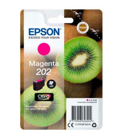 [EP-T02F3-MO] Epson 202 Magenta Cartouche Inkjet Marque Originale C13T02F34010