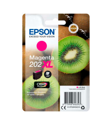 [EP-T02H3-MO] Epson 202XL Magenta Cartouche Inkjet Marque Originale C13T02H34010