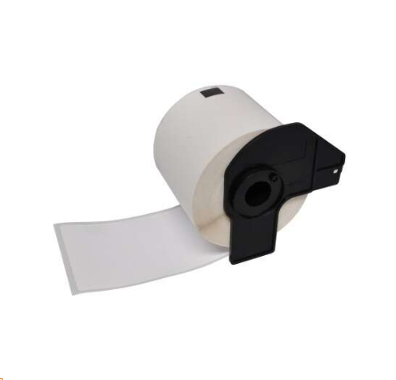 [BR-DK11234-CP] Brother DK11234 Etiquettes Compatible PRO prédédoupées spéciales 60x86 mm 260 unités texte Noir sur fond Blanc