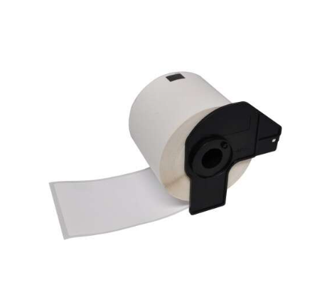 [BR-DK11240-CP] Brother DK11240 Etiquettes Compatible PRO prédédoupées spéciales 102x51 mm 600 unités texte Noir sur fond Blanc