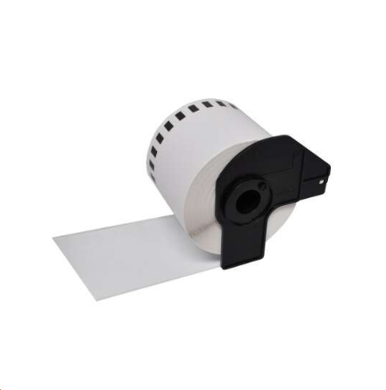 [BR-DK22212-CP] Brother DK22212 Etiquettes Compatible PRO de taille personnalisable largeur 62mm x 15,24 Mètres texte Noir sur fond Blanc