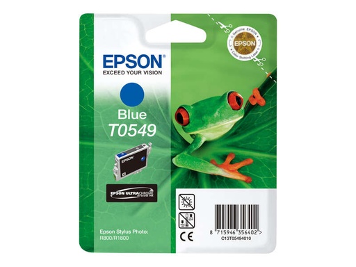 [EP-T0549-MO] Epson T0549 Bleu Cartouche Inkjet Marque Originale C13T05494010