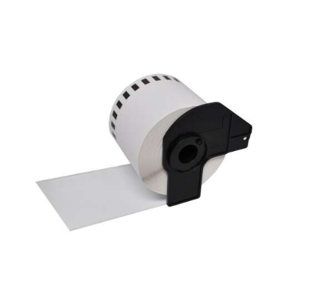 [BR-DK22223-CP] Brother DK22223 Etiquettes Compatible PRO de taille personnalisable largeur 50mm x 30,48 Mètres texte Noir sur fond Blanc