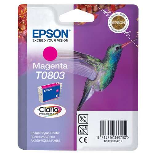 [EP-T0803-MO] Epson T0803 Magenta Cartouche Inkjet Marque Originale C13T08034011