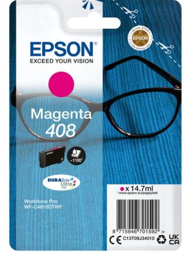 [EP-T09J3-MO] Epson 408 Magenta Cartouche Inkjet Marque Originale C13T09J34010