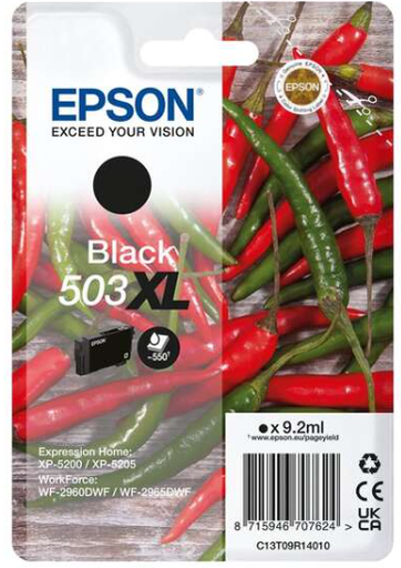 [EP-T09R1-MO] Epson 503XL Noir Cartouche Inkjet Marque Originale C13T09R14010