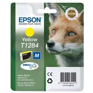 [EP-T1284-MO] Epson T1284 Yellow Cartouche Inkjet Marque Originale C13T12844012