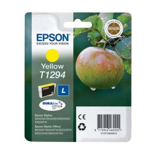 [EP-T1294-MO] Epson T1294 Yellow Cartouche Inkjet Marque Originale C13T12944012