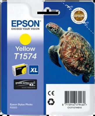 [EP-T1574-MO] Epson T1574 Yellow Cartouche Inkjet Marque Originale C13T15744010