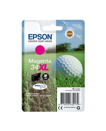 [EP-T3473-MO] Epson T3473 (34XL) Magenta Cartouche Inkjet Marque Originale C13T34734010