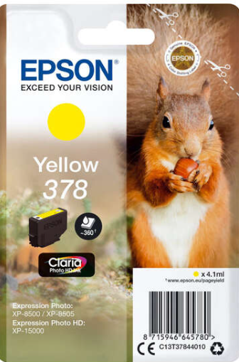 [EP-T3784-MO] Epson 378 Yellow Cartouche Inkjet Marque Originale C13T37844010