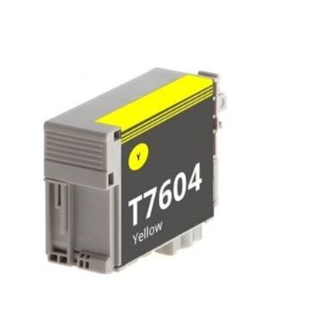 [EP-T7604-CP] Epson T7604 Yellow Cartouche Inkjet Pigment Compatible PRO C13T76044010
