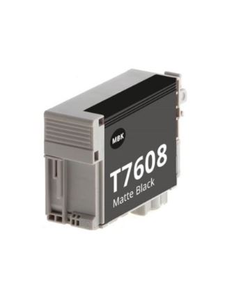[EP-T7608-CP] Epson T7608 Noir Mat Cartouche Inkjet Pigment Compatible PRO C13T76084010