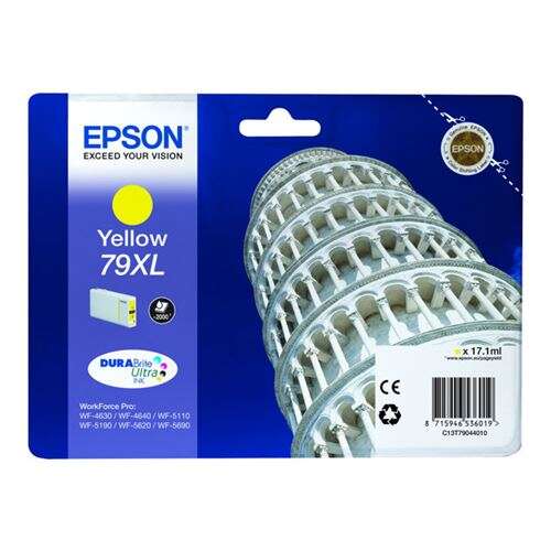 [EP-T7904-MO] Epson T7904 (79XL) Yellow Cartouche Inkjet Marque Originale C13T79044010