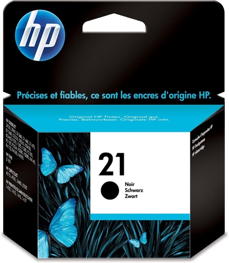 [HP-21BK-MO] HP 21 Noir Cartouche Inkjet Marque Originale C9351AE