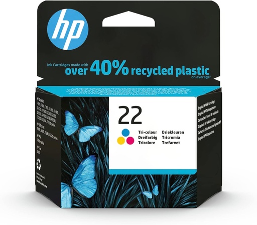 [HP-22CL-MO] HP 22 Tri-Couleurs Cartouche Inkjet Marque Originale C9352AE