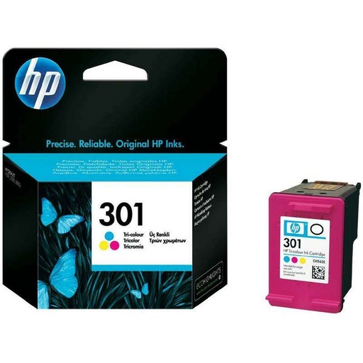 [HP-301CL-MO] HP 301 Tri-Couleurs Cartouche Inkjet Marque Originale CH562EE