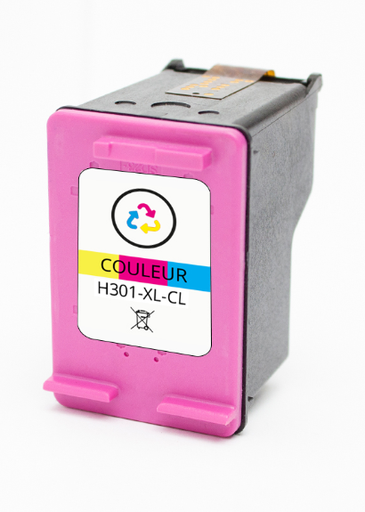 [HP-301XLCL-RW] HP 301XL Tri-Couleurs Cartouche Inkjet Remanufacturé PRO Cartouche Inkjet CH564EE CH562EE