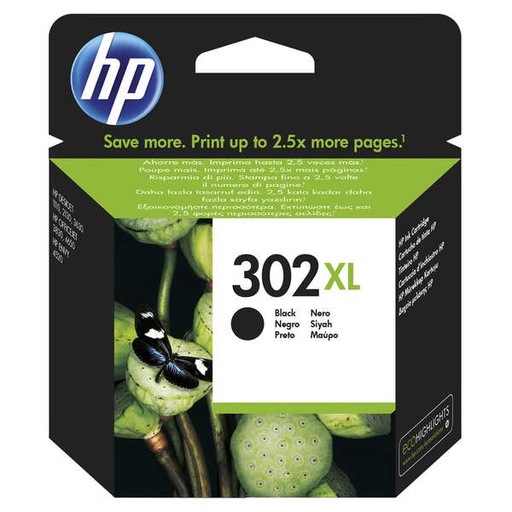 [HP-302XLBK-MO] HP 302XL Noir Cartouche Inkjet Marque Originale F6U68AE