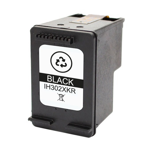 [HP-302XLBK-RW] HP 302XL Noir Cartouche Inkjet Remanufacturé PRO Cartouche Inkjet F6U68AE F6U66AE