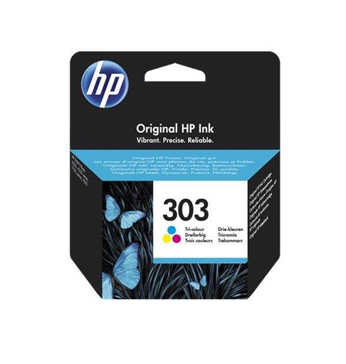 [HP-303CL-MO] HP 303 Tri-Couleurs Cartouche Inkjet Marque Originale T6N01AE