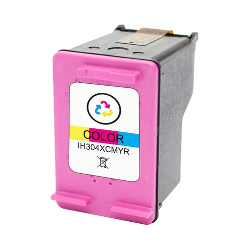 [HP-304XLCL-RW] HP 304XL Tri-Couleurs Cartouche Inkjet Remanufacturé PRO Cartouche Inkjet N9K07AE N9K05AE