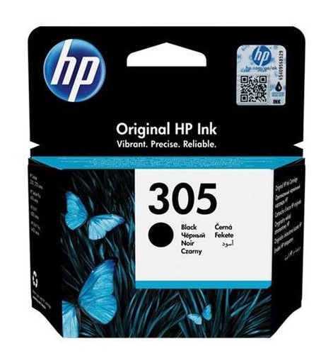 [HP-305BK-MO] HP 305 Noir Cartouche Inkjet Marque Originale 3YM61AE