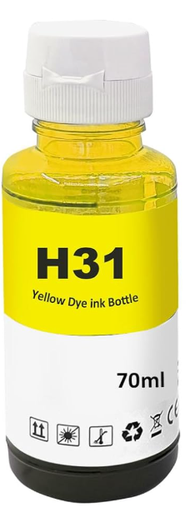 [HP-31YL-CP] HP 31 Yellow Bouteille Inkjet Compatible PRO 1VU28AE