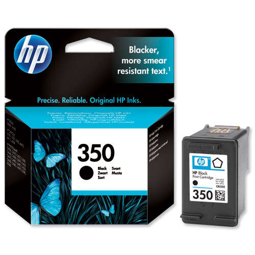 [HP-350BK-MO] HP 350 Noir Cartouche Inkjet Marque Originale CB335EE