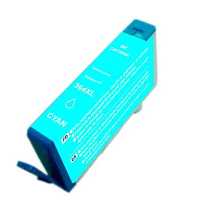 [HP-364XLCY-CP] HP 364XL Cyan Cartouche Inkjet Compatible PRO CB323EE CB318EE