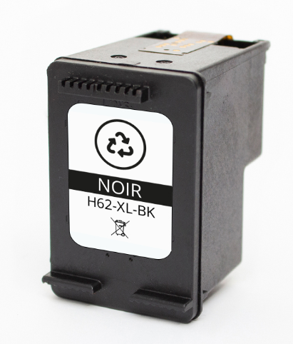 [HP-62XLBK-RW] HP 62XL Noir Cartouche Inkjet Remanufacturé PRO C2P04AE C2P05AE