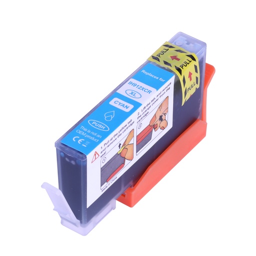 [HP-912XLCY-CP] HP 912XL Cyan Cartouche Inkjet Compatible PRO 3YL81AE 3YL77AE