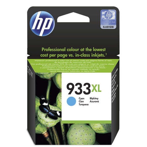 [HP-933XLCY-MO] HP 933XL Cyan Cartouche Inkjet Marque Originale CN054AE
