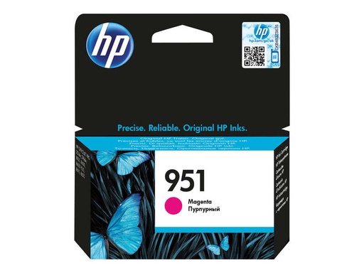 [HP-951MG-MO] HP 951 Magenta Cartouche Inkjet Marque Originale CN051AE