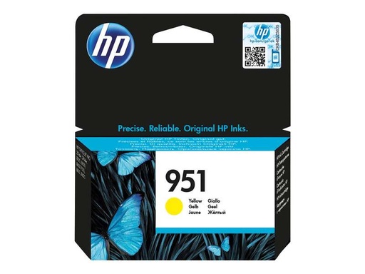 [HP-951YL-MO] HP 951 Yellow Cartouche Inkjet Marque Originale CN052AE
