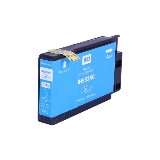 [HP-953XLCY-CP] HP 953XL Cyan Cartouche Inkjet Compatible PRO F6U16AE F6U12AE
