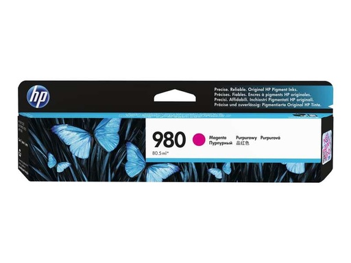 [HP-980MG-MO] HP 980 Magenta Cartouche Inkjet Marque Originale D8J08A