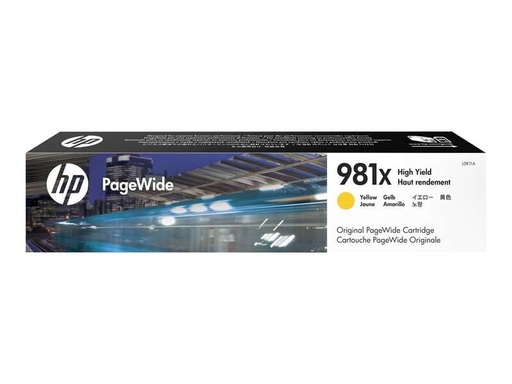 [HP-981XYL-MO] HP 981X Yellow Cartouche Inkjet Marque Originale L0R11A