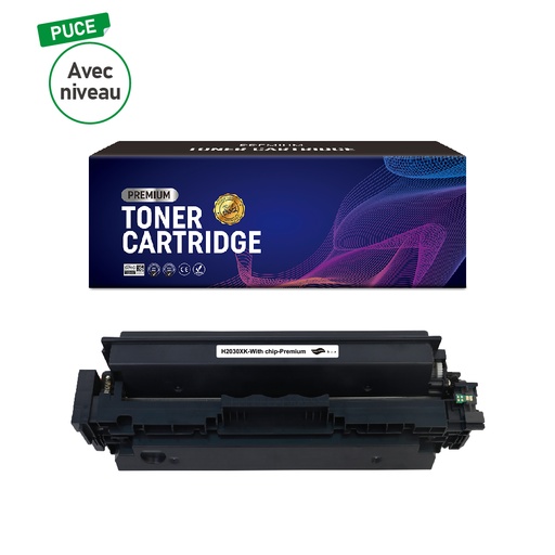 [HP-W2030X-CE] HP W2030X W2030A Toner Noir Compatible EXCELLENCE  avec puce Compatible et niveau d'encre 415X 415A