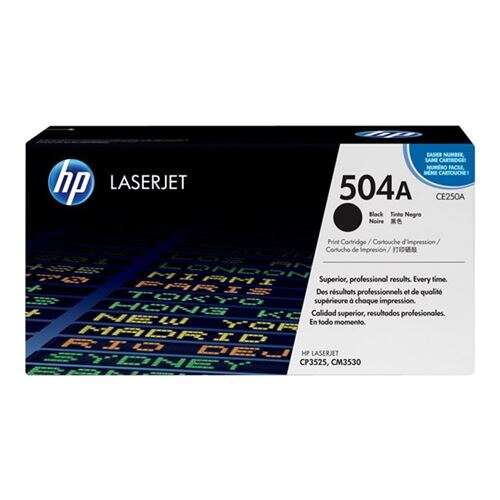 [HP-CE250A-MO] HP CE250A Noir toner Marque Originale 504A