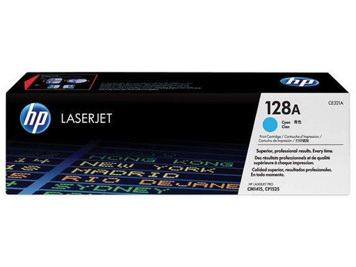 [HP-CE321A-MO] HP CE321A Cyan toner Marque Originale 128A