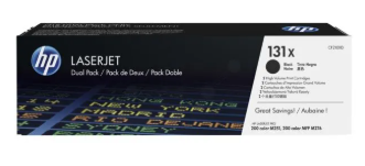 [HP-CF210XVP2-MO] HP CF210X Noir Pack de 2 cartouches de Toner Marque Originales 131X