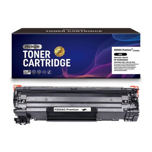 [HP-CF283A-CE] HP CF283A Noir toner Compatible EXCELLENCE 83A